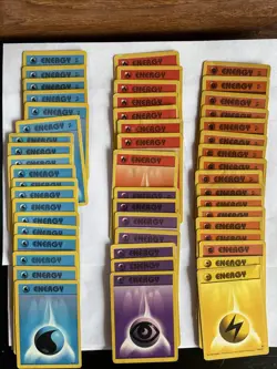 Pokemon TCG WOTC Sets Energy Lot Of 50 Energy Cards - VINTAGE - Image 2