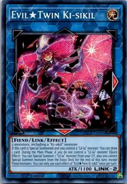 Evil Twin Ki-sikil BLCR-EN096 Secret Rare 1st Edition Yu-gi-oh! Card Near Mint - Image 1