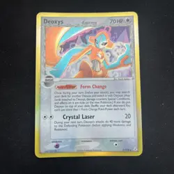 Pokemon Deoxys Holo Rare Card 5/110 EX Holon Phantoms 2006 Delta Species - Image 1