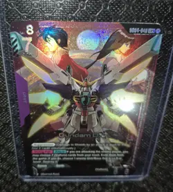 Gundam Card Game Phantom Aria Gundam DX GD04-049 LR+ Alternate Alt Art NM - Image 1