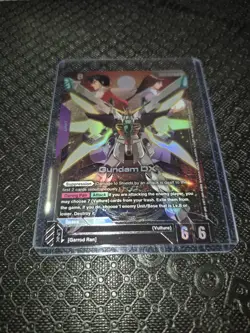 Gundam Card Game Phantom Aria Gundam DX GD04-049 LR+ Alternate Alt Art NM - Image 3