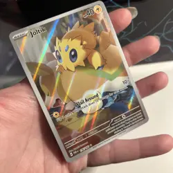 Pokemon Joltik TCG Holo Card Illustration Rare Paradox Rift 196/182 - Image 3