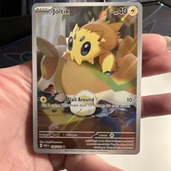 Pokemon Joltik TCG Holo Card Illustration Rare Paradox Rift 196/182 - Image 4