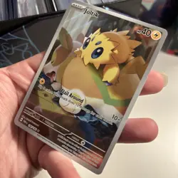 Pokemon Joltik TCG Holo Card Illustration Rare Paradox Rift 196/182 - Image 5