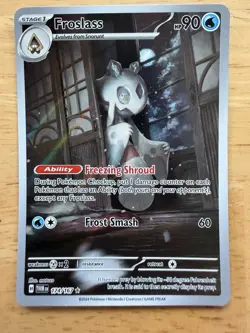 Pokemon Froslass 174/167 SV06 Twilight Masquerade Rare Holo English Card - Image 1