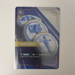 Riftbound Origins League of Legends Seal of Unity Gear Card 245/298 - Image 1