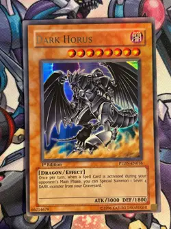 Dark Horus PTDN-EN016 Yugioh Card Ultra Rare First Edition - Image 1