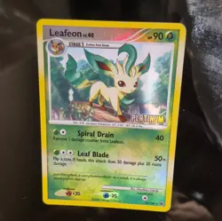 Pokemon Leafeon 24/100 Majestic Dawn Reverse Holo Rare Stage 1 HP 90 2008 Card - Image 3