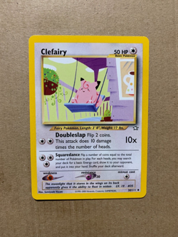 Clefairy 30/111 Neo Genesis - Uncommon Pokemon Card - NM - Image 1