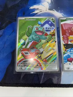 MINT Pokemon TCG First Partner Illustration Series 1 KANTO Gen 1 Starters Cards - Image 2
