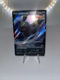 Pokemon TCG Umbreon v SWSH203 Black Star Promo Card NM Condition - Image 1