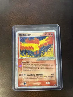 Pokemon TCG Moltres EX 115/112 FireRed LeafGreen Secret Rare Holo Card - Image 1