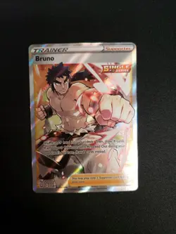 Bruno - 158/163 - Pokemon Battle Styles Sword & Shield Full Art Rare Card NM - Image 1