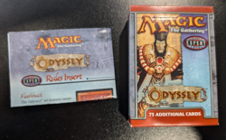 Magic: The Gathering MTG Odyssey Empty Deck Box Tournament Pack & rules Vintage - Image 1