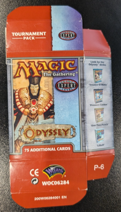 Magic: The Gathering MTG Odyssey Empty Deck Box Tournament Pack & rules Vintage - Image 3