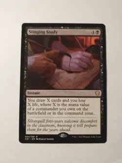 Stinging Study Commander 2021, Unplayed NM - MTG Magic The Gathering - Image 1