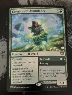 Emeritus of Abundance-NM/M Pack Fresh-Secrets of Strixhaven MTG Magic English - Image 1