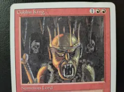 Goblin King Anthologies ATH MP MTG Goblin Tribal Lord 1998 - Image 3