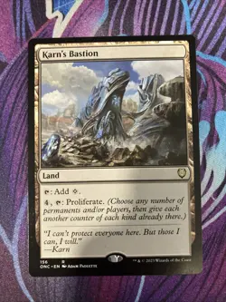 Karn's Bastion (NM) Commander: Phyrexia All Will Be One MTG - Image 1