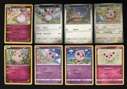 Pokemon TCG Jigglypuff & Wigglypuff Lot: 8 Card Collection Set - Image 1