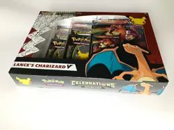 Pokemon TCG Celebrations 25th Anniversary Collection Lance's Charizard V Box 820650101625 - Image 2