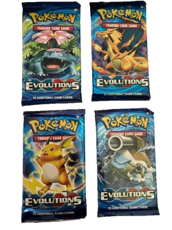 Pokemon TCG XY Evolutions X 4 Sealed Booster Packs - Full Art Set Sealed - Image 1