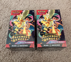 2x Pokemon Ascended Heroes Booster Bundles New Factory Sealed Free Shipping! - Image 1
