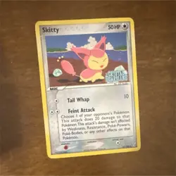 The Pokemon Company Skitty 41/100 EX Crystal Guardians Reverse Holo Uncommon - Image 1