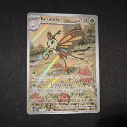 Pokemon Beautifly Stage 2 Holo ASC Nintendo 219/217 130 HP 40/180 Attack - Image 1
