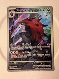 Zoroark - 143/086 - SV: White Flare (WHT) Illustration Rare - Pokemon TCG - NM - Image 1