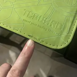 Pokemon Bulbasaur CONDITION ISSUE Laser Engraved Binder/ ! Green Binder - Image 2