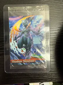 Pokemon Shadow Mewtwo Card Nintendo Pokken Tournament amiibo 2016 English sealed - Image 1