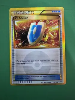 Vs Seeker 110/108 Holo Pokemon Card Roaring Skies Secret Rare - Image 1