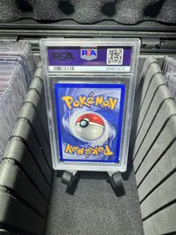 2001 POKEMON GAME MOVIE POKEMON 3 MOVIE PROMO #34 ENTEI-REVERSE FOIL PSA 7 - Image 2