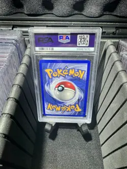 2001 POKEMON GAME MOVIE POKEMON 3 MOVIE PROMO #34 ENTEI-REVERSE FOIL PSA 7 - Image 5