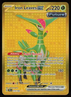 Iron Leaves ex 213/162 Hyper Rare Temporal Forces Pokemon English NM - Image 1
