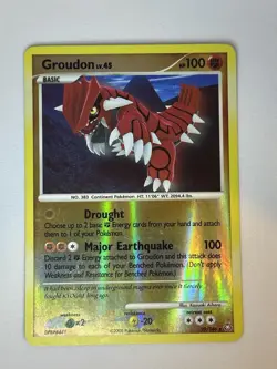 Pokemon Groudon Legends Awakened Reverse Holo NM+ 29/146 - Image 1