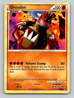 Groudon Pokemon Rare Call of Legends 6/95 - Image 1