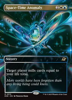 Space-Time Anomaly R Borderless Foil #315 | EOE Edge of Eternities | MTG - Image 1