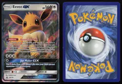 Eevee GX SM176 Holo Promo Sun & Moon Promo Pokemon English LP - Image 3