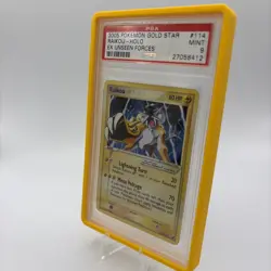 2005 Pokemon Raikou Gold Star EX Unseen Forces Holo #114 PSA 9 Gem Mint - Image 2