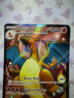 Pokemon Charizard ex 183/165 Sv: Scarlet & Violet 151 Full Art Holo - Image 2