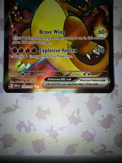 Pokemon Charizard ex 183/165 Sv: Scarlet & Violet 151 Full Art Holo - Image 2