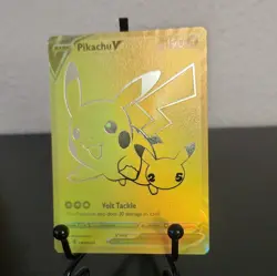 Pikachu V SWSH145 Sword & Shield Promo Full Art 190 HP Pokemon TCG - Image 1