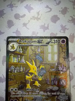 Pokemon Alakazam ex 201/165 Sv: Scarlet & Violet 151 SAR Holo 310 HP Mind Jack - Image 2