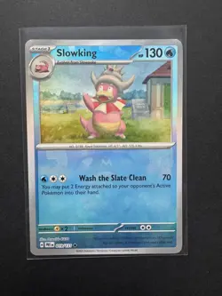 Pokemon TCG - S&V - Prismatic Evolutions - Slowking - 019/131 - Masterball Holo - Image 1