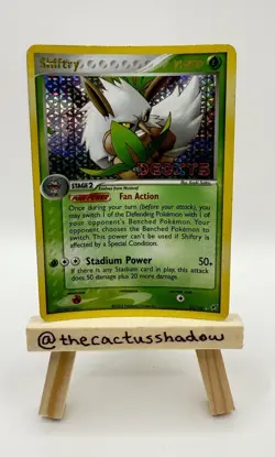 Pokemon Ex Deoxys Shiftry 25/107 Rare Reverse Holo - MP - Image 1