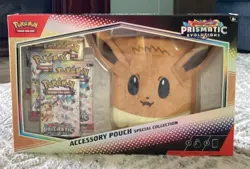 Pokemon Prismatic Evolutions Accessory Pouch Special Collection - Image 1