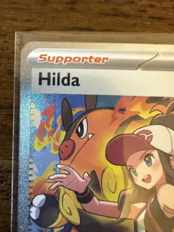 Pokemon TCG Hilda Trainer White Flare Holo Full Art SV 171/086 - Image 2