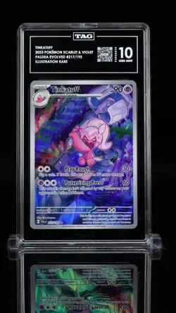 2023 POKEMON PAL EN PALDEA EVOLVED ILLUSTRATION RARE #217 TINKATUFF - Image 4